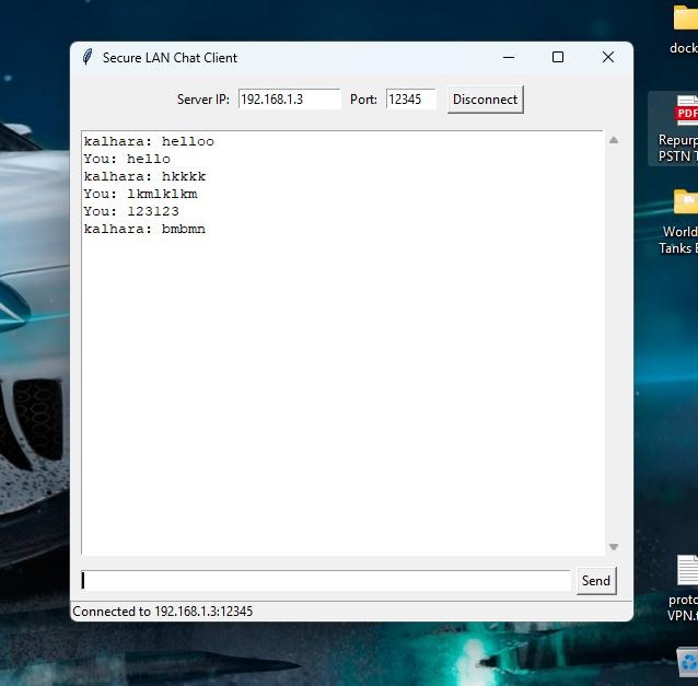 Encrypted Local Communication System
